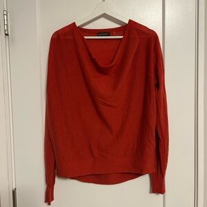 Merino Wool Cowl Neck Sweater